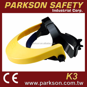 Protège-tête de sécurité industriel durable PARKSON, coloré, en ABS, avec support de visière transparente et support de remplacement, CE EN166 K3 - Product Image 2