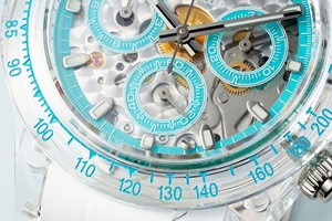 Reloj Mecánico de Lujo, Super Calidad, Resistente al Agua, para Buceo, 40mm, Fábrica N6, Movimiento 4130, Caja de Cristal Transparente, Esqueleto - Product Image 3