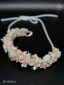 AT-4570-6 Fábrica al por mayor Joyería personalizada Tiara de lujo Diadema floral Piedra Ropa DE BODA Accesorios nupciales para el cabello Mujer - Product Image 4