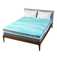 Surmatelas en mousse à mémoire de forme pour un confort optimal et un soulagement des douleurs dorsales