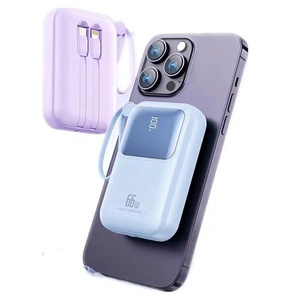 Dung lượng cao ym831 xách tay nhanh sạc ngân hàng điện 10000mAh 20000mAh 66 Wát sạc nhanh bên ngoài pin gói ngân hàng điện ym-831 - Product Image 1