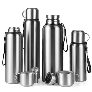 Proveedor 600 800 1000 1500 Botella de agua deportiva inteligente de acero inoxidable con pantalla de temperatura de logotipo personalizado de ml - Product Image 2
