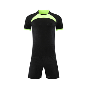 Seragam Sepak Bola Sederhana Custom, Kaos Sepak Bola Lengan Pendek Bernapas, Set Pakaian Olahraga Latihan Tim, Jersey Sepak Bola - Product Image 5