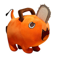 Peluche Personnage de Dessin Animé Electric Saw Man, Poupée Cos Pochita Dog Devil, Coussin pour Enfants, Utilisation Plage, Super Doux 100%