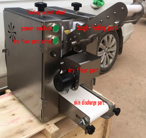 Máquina automática comercial para hacer piel de bola de masa hervida Roti con motor de acero inoxidable - Product Image 5