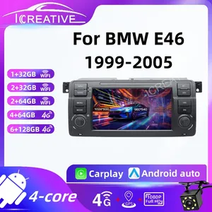 Radio de coche Android para BMW E46 M3 316 323 328 Coupe 318 320 325 330 Carplay reproductor Multimedia 2Din estéreo autorradio navegación - Product Image 2