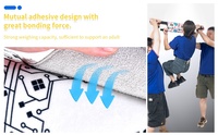 Emballage en tissu auto-adhésif anti-rayures Enveloppe en tissu magique Enveloppe de protection pour objectif de caméra