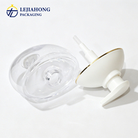 Bouteille pompe sphérique 200 ml avec logo personnalisé, finition dorée électrolytique pour emballage de lotion, savon pour les mains, shampoing, fabrication en usine