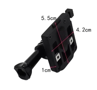 Bracket Depan untuk Helm Taktis MICH 90 Derajat, Dapat Disesuaikan, Lepas Cepat, Aksesori NVG untuk Kamera Aksi, Bahan Nylon