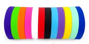 Custom logo Printed Promotional Silicone <b>Bracelet</b> Customized <b>Name</b> Rubber Eco Friendly Printed Wristband - Product Image 3