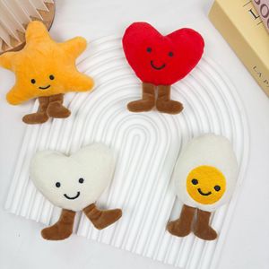 Lindo Broche de Peluche de Piel Sintética de Conejo, Ecológico, con Forma de Corazón, Huevo, Estrella de Mar y Hombrecito, Colgante Decorativo para Bolsos de Estudiantes - Product Image 3