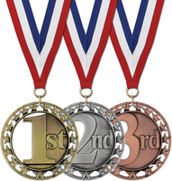 Médaille sportive en alliage de zinc gravé finition antique, logo 3D personnalisé, dorure à chaud, impression numérique, objet de collection d'art, Noël