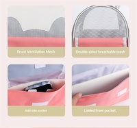 Sac de transport respirant pliable pour chiens et chats, sac à dos d'extérieur pour animaux de compagnie, accessoires pour animaux, fournitures pour chats