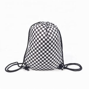 กระเป๋าเป้สะพายหลังแบบหูรูดทำจากไนลอนโพลีเอสเตอร์น้ำหนักเบาสำหรับเดินทางแบบกำหนดเอง - Product Image 1