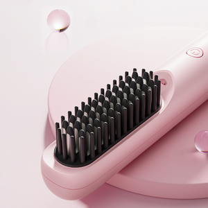 ポータブルワイヤレスヘアストレートブラシヘアフレンドリー充電式フラットアイロン - Product Image 3