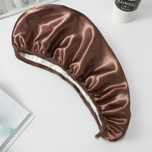 Enveloppe de <span class=keywords><strong>cheveux</strong></span> en satin épaissi absorbant avec LOGO personnalisé <span class=keywords><strong>Serviette</strong></span> en microfibre Enveloppe de <span class=keywords><strong>cheveux</strong></span> secs Turban en satin anti-frisottis à séchage rapide Bonnet de bain - Product Image 4
