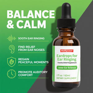 Gotas para los oídos OEM para zumbido en los oídos, soporte líquido para el equilibrio del oído interno, potente mezcla Premium, suplemento para aliviar el <span class=keywords><strong>tinnitus</strong></span> - Product Image 5