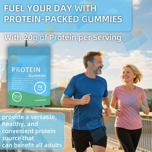 SUNI OEM ODM Whey <span class=keywords><strong>Protein</strong></span> Gummies takviyesi özel etiket Vegan 20g şeker ücretsiz Vegan yüksek <span class=keywords><strong>Protein</strong></span> Gummies yetişkinler ve çocuklar için - Product Image 3