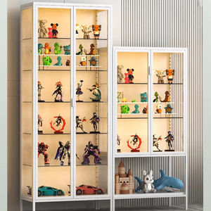 מחיר המפעל זכוכית ארון דלוקס ארון צעצוע מגירת הוביל תצוגה אורות זכוכית תצוגה - Product Image 1