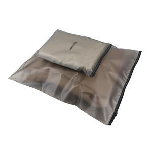CPE personnalisé transparent noir mat vêtements sac à fermeture éclair PE sous-vêtements vêtements sac ziplock sac d'emballage épaissi haut de gamme - Product Image 1