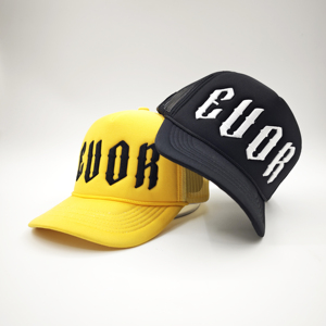 Casquette de camionneur en mousse Y2K personnalisée OEM, broderie 3D, casquette en maille à 5 panneaux avec impression de logo personnalisé - Product Image 4