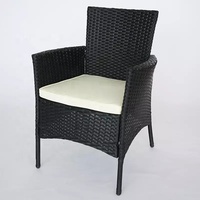 Ensemble de 5 tables et chaises de jardin Chiras avec coussins moelleux pour patio, directement de l'usine