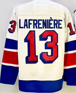 Camisa de Hóquei no Gelo TOP Nova York 10 Artemi Panarin 93 Mika Zibanejad 8 Miller 31 Igor Shesterkin Alta Qualidade Costurada em Poliéster/Algodão - Product Image 3