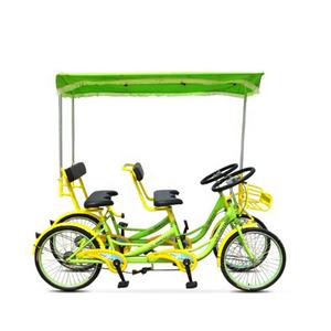 Commercio all'ingrosso di <span class=keywords><strong>4</strong></span> posti per visitare la città <span class=keywords><strong>biciclette</strong></span>/famiglia di quattro persone di Buona qualità pedale surrey bici/Strada tandem bicicletta <span class=keywords><strong>4</strong></span> <span class=keywords><strong>ruote</strong></span> - Product Image 5