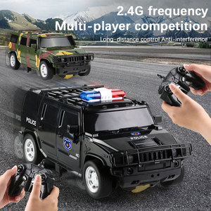 Hummer 1:12รถ<span class=keywords><strong>ตำรวจ</strong></span>ออฟโรดพร้อมเซ็นเซอร์ท่าทางรถของเล่นบังคับแปลงร่างของเล่นหุ่นยนต์ดริฟท์รถของเล่นสำหรับเด็กผู้ชาย - Product Image 4