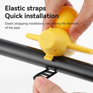 Phare de vélo en forme de <span class=keywords><strong>canard</strong></span> mignon avec <span class=keywords><strong>klaxon</strong></span> |   Lumière avant de vélo à LED à 3 modes, <span class=keywords><strong>klaxon</strong></span> électrique rechargeable pour vélos de montagne, vélos de route, enfants - Product Image 6