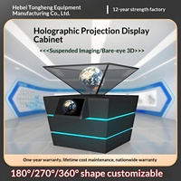 Vitrine d'affichage holographique personnalisée TH-LD-01, table de sable interactive 3D à 360 degrés à vision directe, projection pyramidale personnalisée
