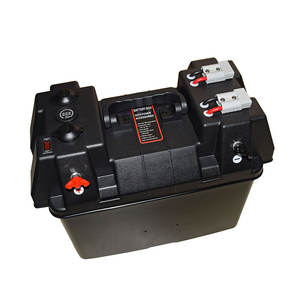 Caja de batería de 12V con interruptor de disyuntor + toma de cargador USB Dual 4.2A + toma de corriente + voltímetro colorido con conector Andersen de 50A - Product Image 2