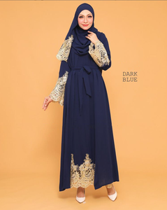 Low Price Salwar Luxurious Embroidered Kaftan <strong>Sarees</strong> Party Wear Wedding Kurta Sets For Women Muslim Dress Long Sleeve Abaya - Product Image 4