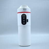 Tasse chauffante intelligente pour voiture 500ml 12V 24V, bouilloire électrique portable à ébullition rapide, pour voyage, SUV, camion, café, thé