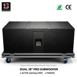Sistema Audio Professionale VIO 218, Subwoofer Attivo a Doppio Cono da 18 Pollici in Neodimio, 142dB, per Eventi all'Aperto - Product Image 1