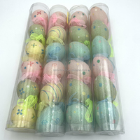 Offre Spéciale : Œufs de Pâques en Coquille d'Œuf Remplis de Lumière, Jouets Colorés pour Mariages et Fêtes, 6.2x4.2cm