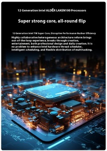 Thương Hiệu Mới Đôi Màn Hình Máy Tính Xách Tay 13.5 + 13.5 Inch Kép Màn Hình Cảm Ứng Máy Tính Xách Tay PC Intel Celeron N100 Yoga Máy Tính Xách Tay Máy Tính Cho Doanh Nghiệp - Product Image 4