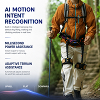 Exosquelette robotique portable pour la marche et le trekking, dispositif d'assistance aux membres inférieurs bionique