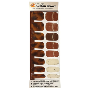 Autocollant pour ongles semi-durcis marron automnal d'origine coréenne, gel magnétique pour volume, gel UV imperméable, uréthane non toxique, sans BPA, en vrac - Product Image 3