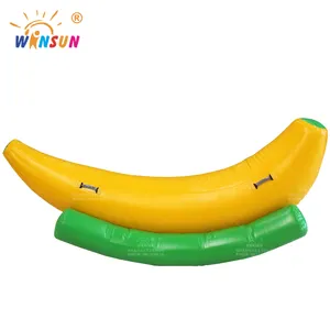 Good quality commercial inflatables game mini banana boat water game mobile inflatable sport game