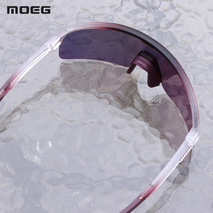 Gafas de sol con lentes galvanizadas MOEG, gafas deportivas de medio Marco, gafas para bicicleta, gafas de sol polarizadas para ciclismo Anti-UV - Product Image 4