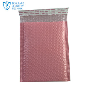 Mailer Bubble Plastic Envelope Rose Gold Custom Printed Self Adhesive Poly Mailer Plastic Packaging Laptop Air Bubble Bags Envelopes For Packages