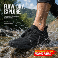 Chaussures de randonnée tactiques personnalisées OEM ODM pour hommes et femmes, noires, imperméables, grande capacité