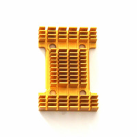 Nouveau design chinois haute précision CNC usinage profilé de dissipateur de chaleur par extrusion d'aluminium anodisé pour CPU/GPU