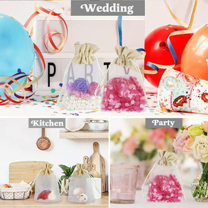 Bolsas de Organza para Regalos, Dulces y Joyería, Personalizadas con Logotipo, Impresión en Serigrafía y Estampado en Caliente, Resistentes y Duraderas, Venta al Por Mayor - Product Image 5