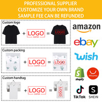 Camiseta de algodón de alta calidad para hombre con estampado, camiseta de último diseño con estampado personalizado, camisetas negras de algodón 100%