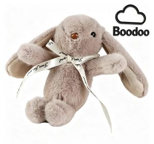 Nouvelle Peluche <span class=keywords><strong>Lapin</strong></span> Mignonne aux Grandes Oreilles en Tissu Coton PP Doux et Moelleux, Pendentif de Sac, Animal en Peluche Créatif de Machine à Pinces, Boodoo - Product Image 2
