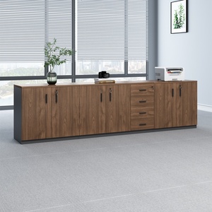 Armoire de salon haute capacité Design moderne en bois - Product Image 5