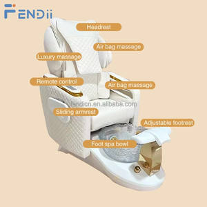 Móveis para Salão Modernos de Luxo, Cadeira de <span class=keywords><strong>Pedicure</strong></span> Elétrica com Hidromassagem, Cadeira para Banho de Pés, Cadeira de Spa para Pés - Product Image 2
