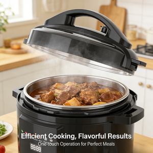 Cuisinière à pression multifonctionnelle <span class=keywords><strong>8</strong></span> <span class=keywords><strong>litres</strong></span> 1200 watts 11-en-1 pour la cuisine domestique, prix d'usine - Product Image 4